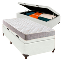 Ver imagem 1 de Cama Box Bau Blindado Solteiro + Colchão D23 D23 Inducol