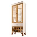 Ver imagem 5 de Buffet Soft e Cristaleira Ópera Off White Cinamomo – Hb Móveis