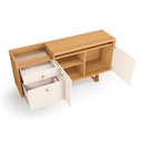 Ver imagem 3 de Buffet Soft e Cristaleira Ópera Off White Cinamomo – Hb Móveis