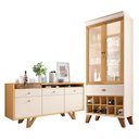 Ver imagem 1 de Buffet Soft e Cristaleira Ópera Off White Cinamomo – Hb Móveis