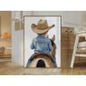 Quadro Decorativo Cowboy Vaqueiro Cavalo Rodeio Menino Quarto Decoração - 3