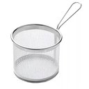 Ver imagem 1 de Mini Cesto Aramado 11cm Inox Fritura Servir Porções Fritas Frg2231