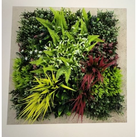 Paineil Planta Jardim Artificial Vert. 50cm X 50cm - G717223