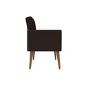 Ver imagem 6 de Kit Sófa 2 Lugares e 2 Poltronas para Sala de Estar Recepção Marrom