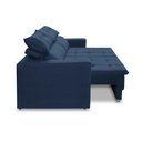 Ver imagem 6 de Sofá Retrátil e Reclinável 2 Lugares 1,70m com Molas Emília Suede Azul Madelina Decor
