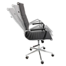 Cadeira Presidente Giratória Esteirinha Charles Eames Preta - 6