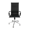 Cadeira Presidente Giratória Esteirinha Charles Eames Preta - 1