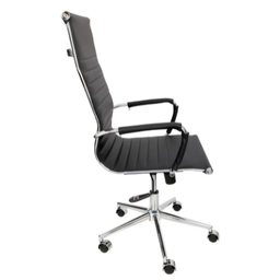 Cadeira Presidente Giratória Esteirinha Charles Eames Preta - 3