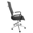 Ver imagem 3 de Cadeira Presidente Giratória Esteirinha Charles Eames Preta