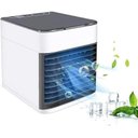 Ver imagem 6 de Mini Ar Condicionado Portátil Arctic Air Cooler Umidificador Climatizador Luz Led Umidifica
