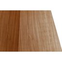 Ver imagem 4 de Mesa para Cozinha Luna + Tampo Madeirado Vidro Reto 90x90cm Imbuia/off White - Rufato