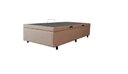 Ver imagem 1 de Cama Box Baú Solteirão King Blindado Linhão Bege 203X96X44 Cm