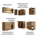 Ver imagem 5 de Armário de Cozinha Completa de Canto 329cm Rustic Glamy Madesa 02