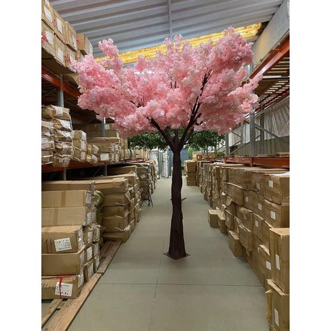 Cerejeira Permanente Rosa Árvore Tamanho Real com 3m, Árvore Decorativa para Eventos.