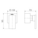 Ver imagem 2 de Acabamento para Registro Docol New Edge 925806 para Base Deca 1-2", 3-4" e 1" Cromado