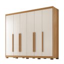 Ver imagem 2 de Guarda Roupa Casal Platinium 100% MDF 6 Portas de Bater 6 Gavetas