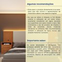 Ver mais imagens de Cabeceira Box Casal Ripado com LED Yescasa