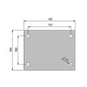 Ver imagem 3 de Rodizio Fixo Carga Pesada 12x3 Pol. Roda de Ferro 1.400 Kg