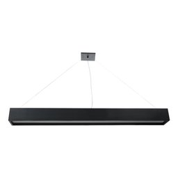 Pendente Madeira Retângular Preto 120x10cm - 01 Luz G12 - 3