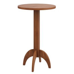 Mesa Bistrô Alto Bar Retrô Holanda Redonda 65 Cm Madeira Maciça - Rio Madeira