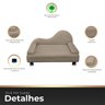 Caminha Divã Pet Cães e Gatos Grande Porte Suede - 3