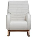 Ver imagem 3 de Poltrona de Amamentação com Balanço Base Nina Sky D02 Linho Branco C-419 - Lyam Decor