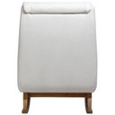 Ver mais imagens de Poltrona de Amamentação com Balanço Base Nina Sky D02 Linho Branco C-419 - Lyam Decor