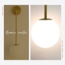 Ver imagem 4 de Arandela Lustre de Parede 3k 4k 6k Metal Dourado Bivolt