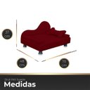 Ver imagem 6 de Mini Sofá Cama Divã Pet Cães e Gatos Orgânico Confortável e Reforçado Suede