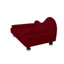 Ver imagem 5 de Mini Sofá Cama Divã Pet Cães e Gatos Orgânico Confortável e Reforçado Suede