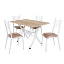 Ver imagem 3 de Conjunto de Mesa com 4 Cadeiras Camila Clássica Ciplafe