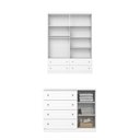 Ver imagem 4 de Conjunto Quarto de Bebê Cômoda e Guarda-Roupa Savana Branco Yescasa