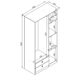 Quarto Infanto Juvenil Completo 90 House Meu Fofinho Branco Qi002 Art In Móveis - 7