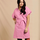 Ver imagem 2 de Roupão de Banho Havai Felpudo Curto Adulto M Rosa