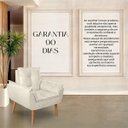 Ver imagem 7 de Kit 02 Poltrona Opala + 01 Puff Redondo Bege -modena Decor