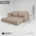 Ver imagem 3 de Sofá Cama para Sala de Estar Living 4 Lugares Maricá