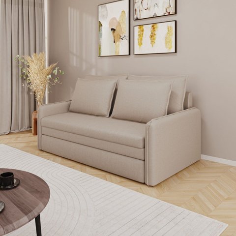 Sofá Cama para Sala de Estar Living 4 Lugares Maricá