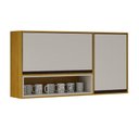 Ver imagem 3 de Armário de Cozinha Nala Aéreo Porta Condiment Mobilihouse Cinamomo/off White