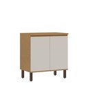Ver imagem 1 de Balcão 80cm 2 Portas Vivace Cinamomo/Off White
