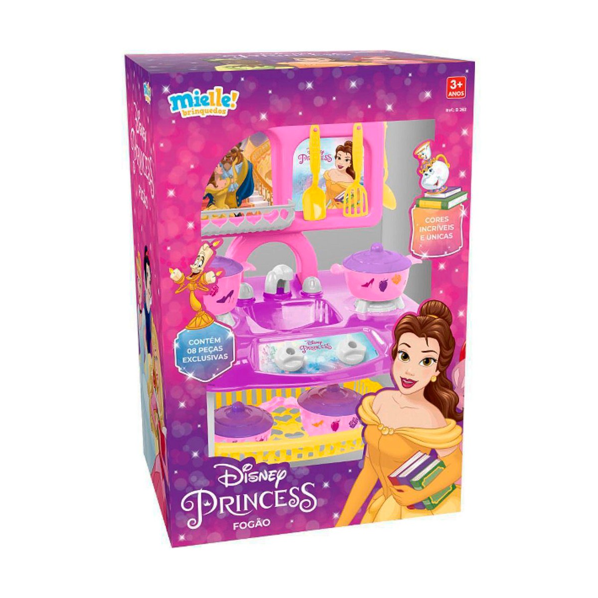 Fogão De Brinquedo das Princesas Disney Com Acessórios - 3