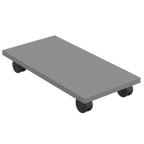 Suporte Para Cpu Com Rodízios Cyber L03 Cinza - Lyam Lyam Decor