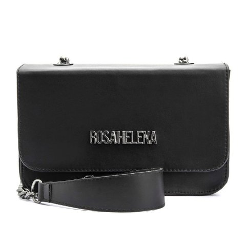Bolsa Clutch Casual Lisa Feminino com Fecho em Metal e Alça Corrente