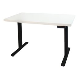 Mesa com Regulagem 1,50x70 Preto com Tampo Branco - 3