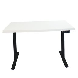 Mesa com Regulagem 1,50x70 Preto com Tampo Branco - 1