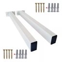 Ver imagem 1 de Kit Suportes Parafusos Pia Balcão Bancada Mao Francesa 50cm