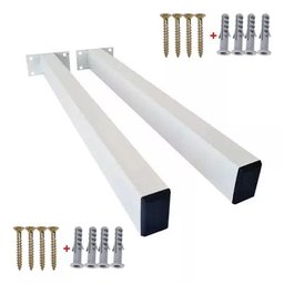 Kit Suportes Parafusos Pia Balcão Bancada Mao Francesa 50cm - 1