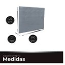 Ver imagem 4 de Cabeceira Casal Cama Box Estofada Virginia 140 cm Veludo