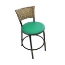 Ver imagem 4 de Kit 2 Banquetas Baixa de Cozinha Encosto Junco