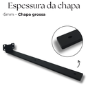 Ver imagem 5 de Kit 2 Suportes Invisíveis de Prateleira 35cm Fixação de Parede Aço Design Minimalista