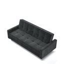 Ver imagem 2 de Sofá Cama Nice 4 Lugares Reclinável 203cm Preto Suede Cialar Móveis